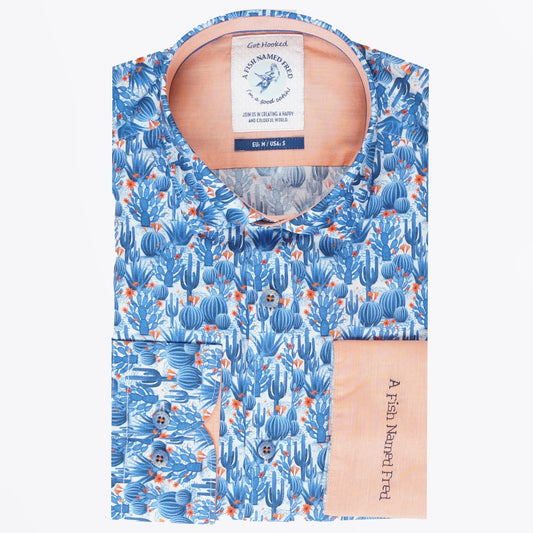 - Cactus Shirt - Blue