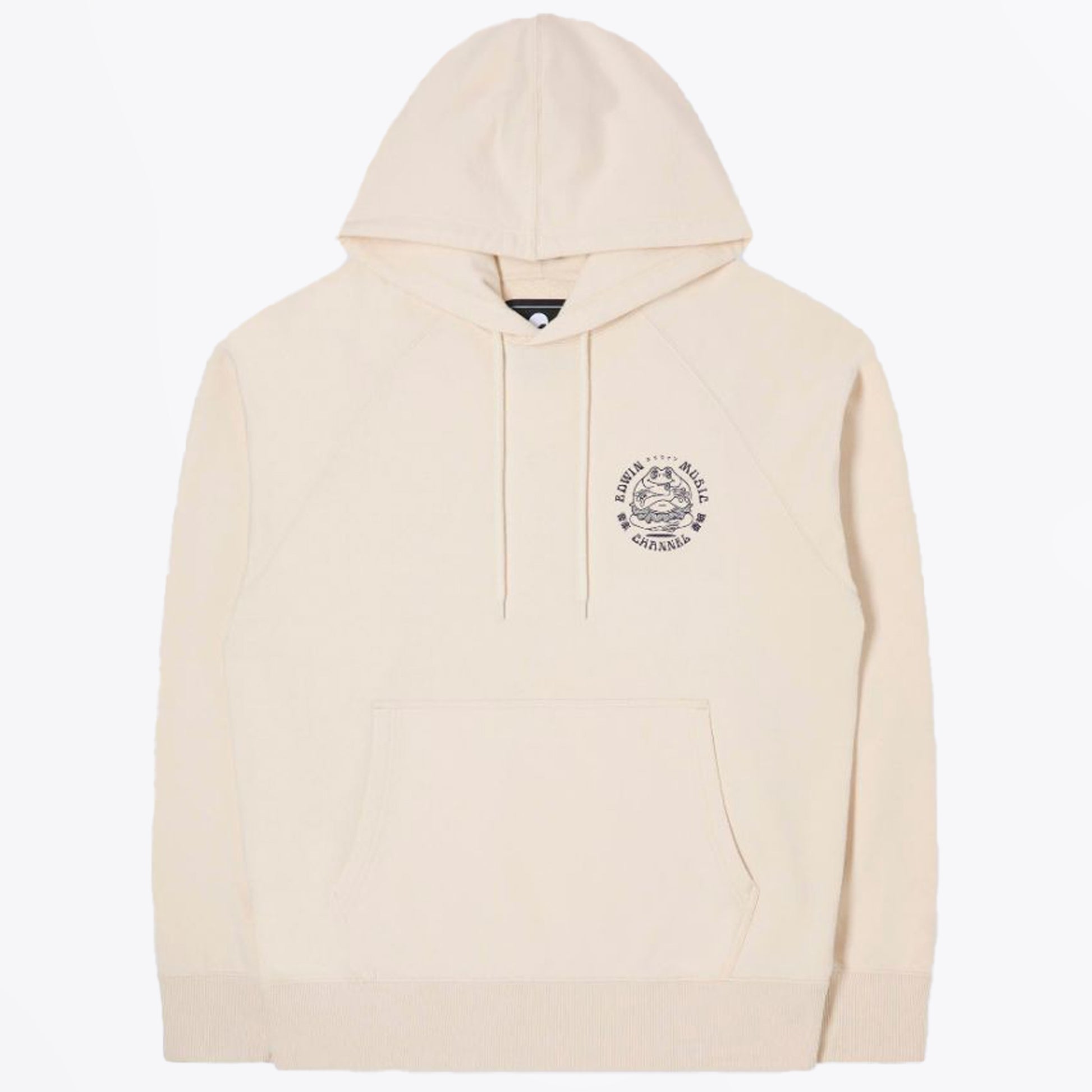 Edwin Music Channel Hoodie - Whisper White