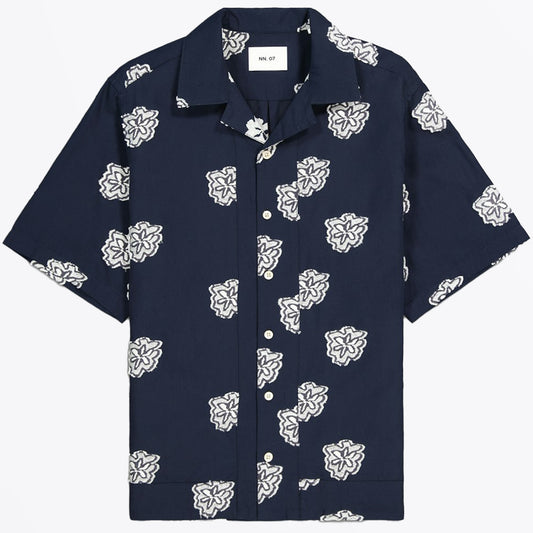 Leo SS Shirt - Navy Blue