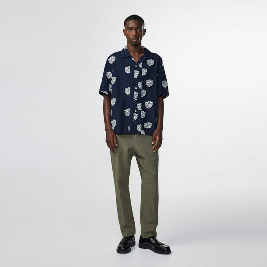 Leo SS Shirt - Navy Blue