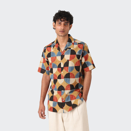Lamar SS Shirt - Block Print