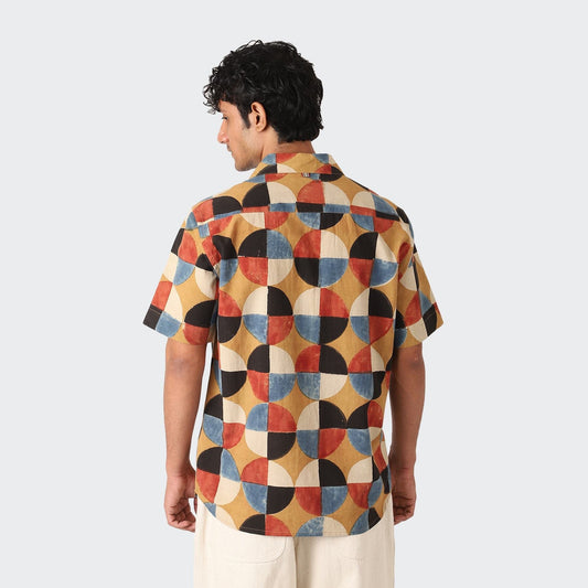 Lamar SS Shirt - Block Print