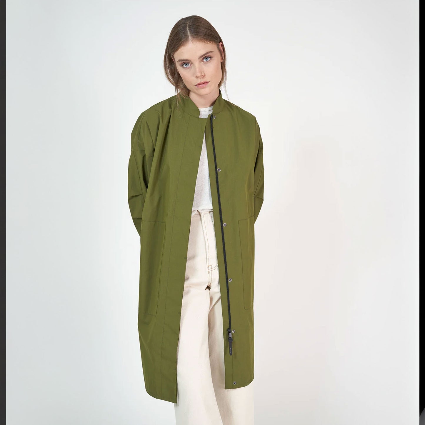 - Orballo Cotton Trench - Khaki