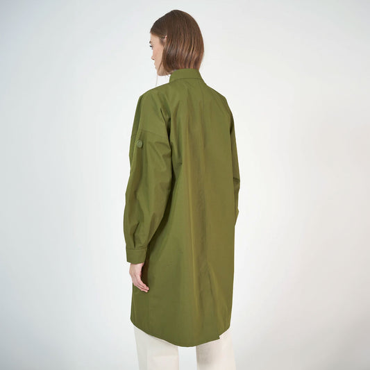 - Orballo Cotton Trench - Khaki