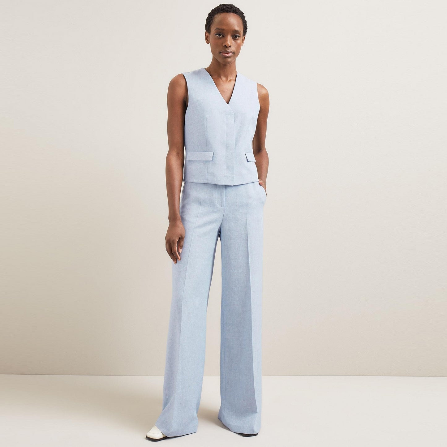 - Tyler Trousers - Pale Blue