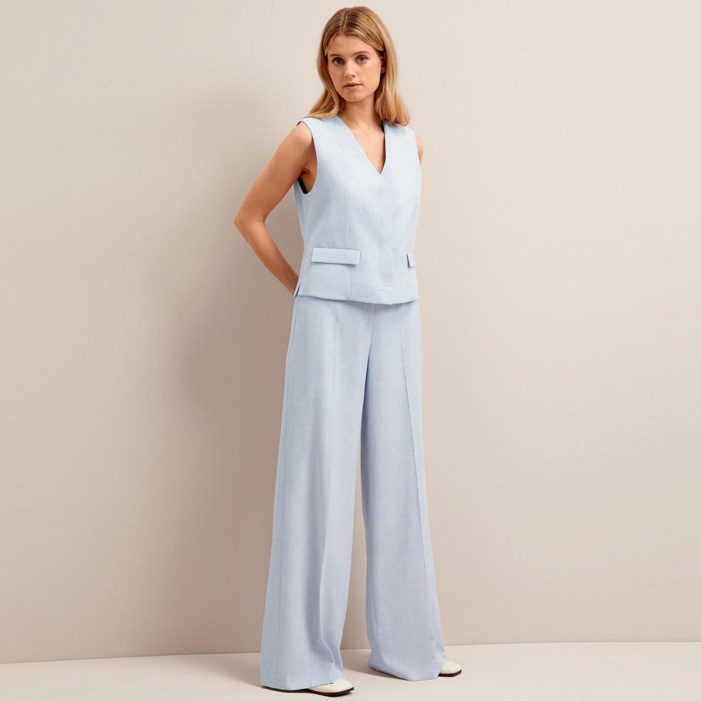 - Deacon Waistcoat - Pale Blue