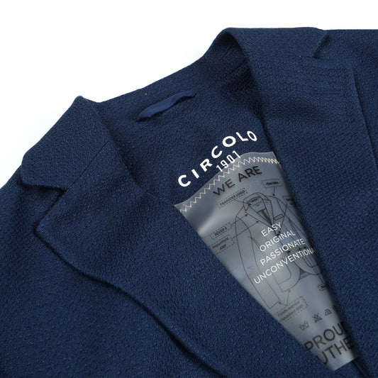 - Cotton Linen Jacket - Navy