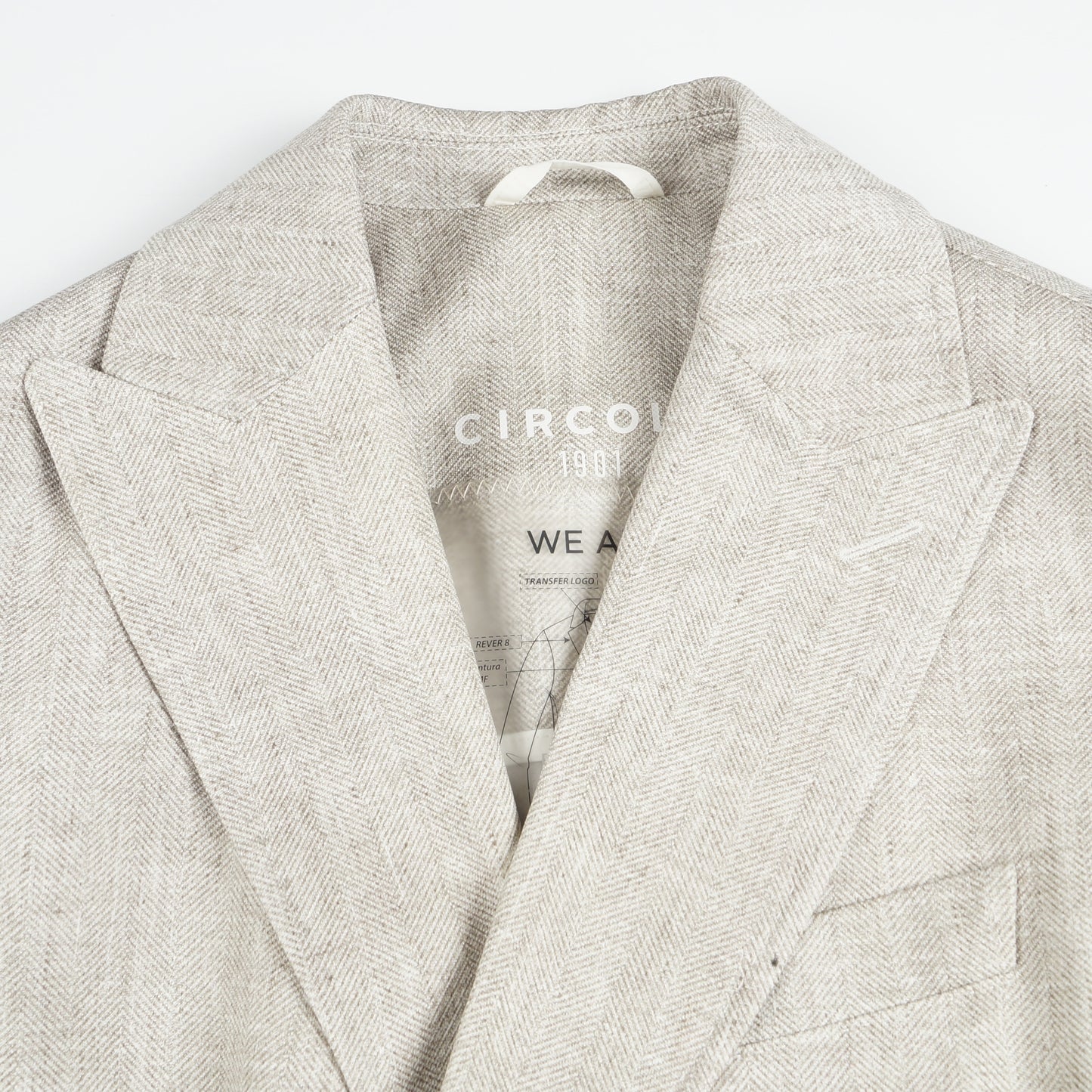 - Stretch Piquet Jacket - Natural