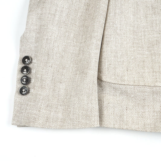 - Stretch Piquet Jacket - Natural