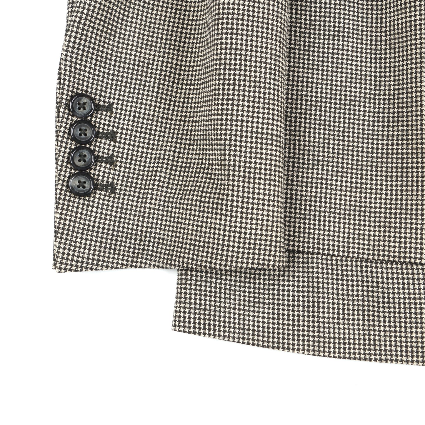 - Dogtooth Piquet Jacket - Black