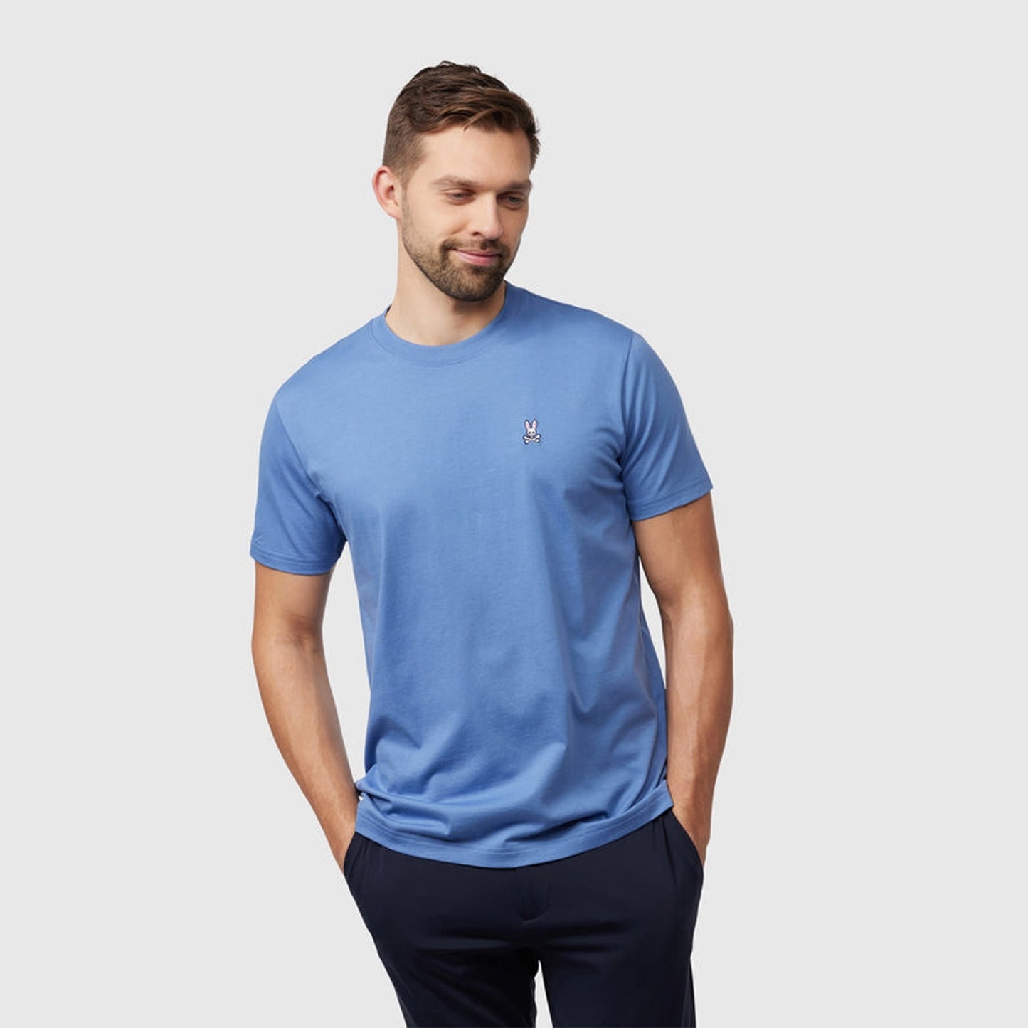 - Classic Crew Neck Tee - Marina