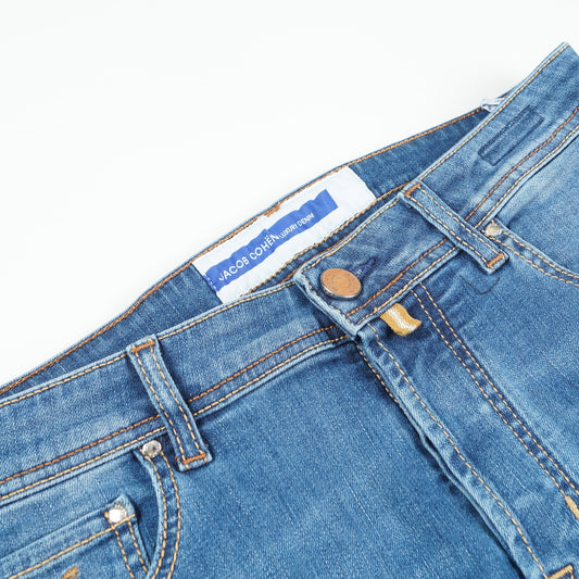 - Bard Slim Fit Jeans - Mid Blue