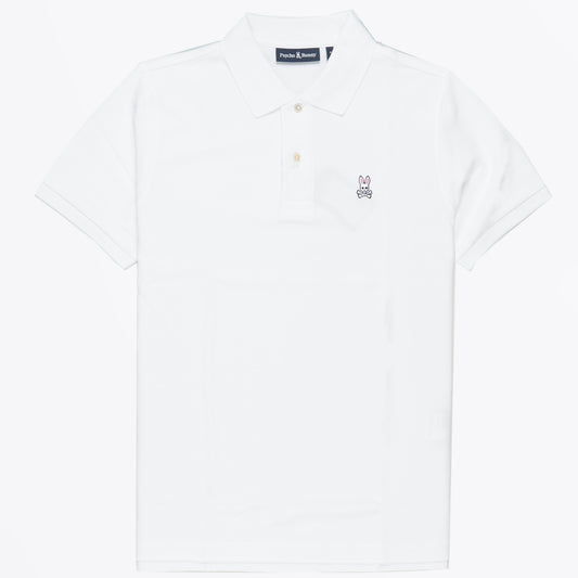 - Classic Pique Polo - White