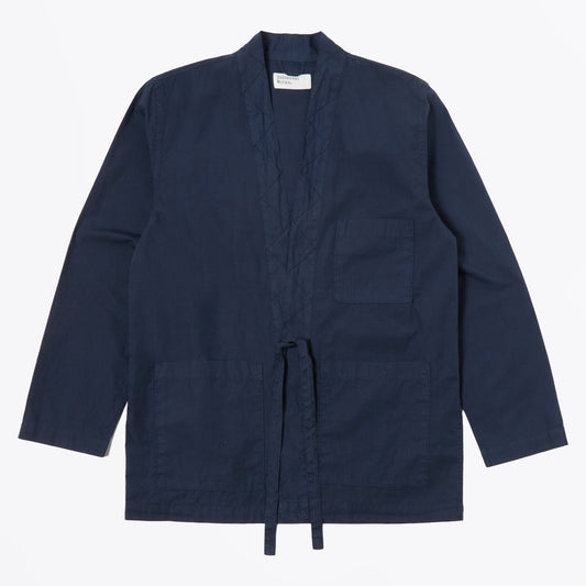 - Tie Front Jacket - Navy