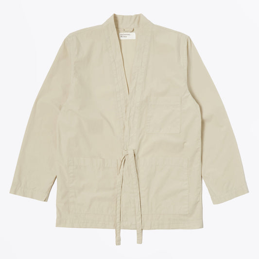 - Tie Front Jacket - Driftwood