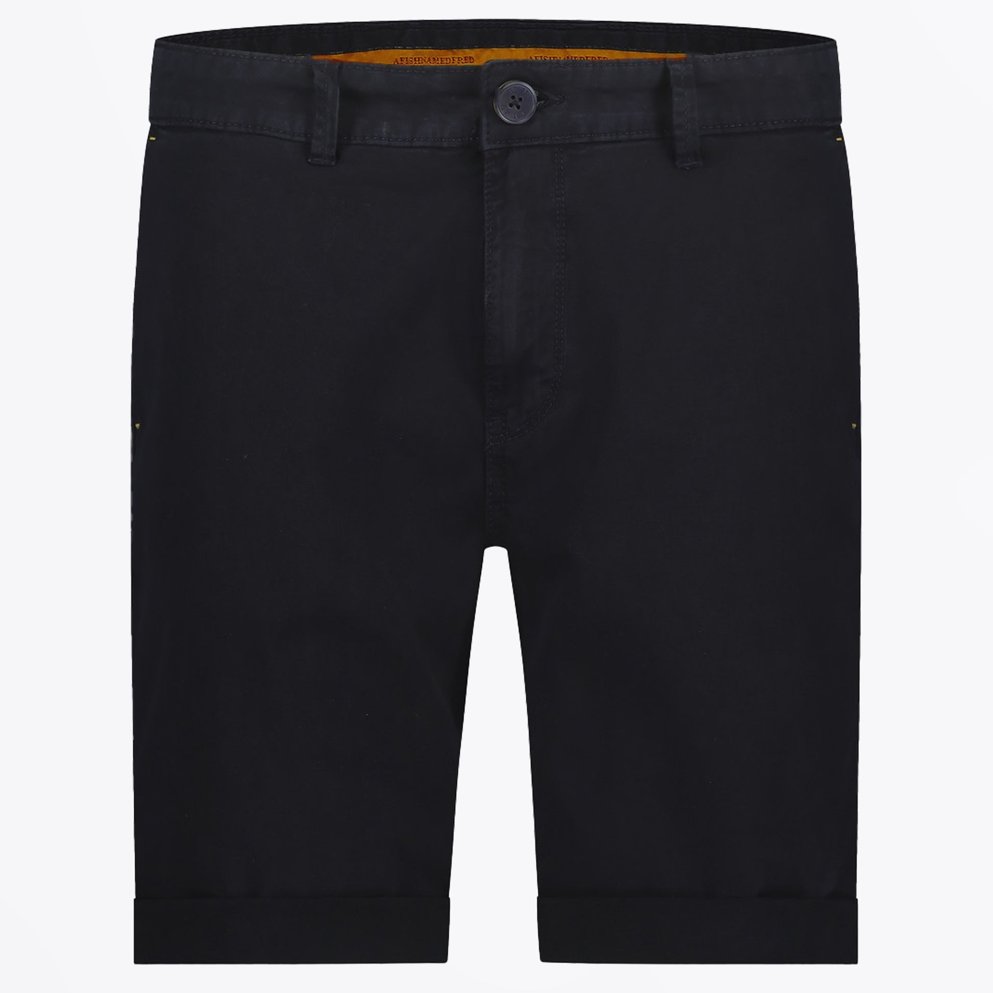 A Garment Dyed Bermuda - Navy