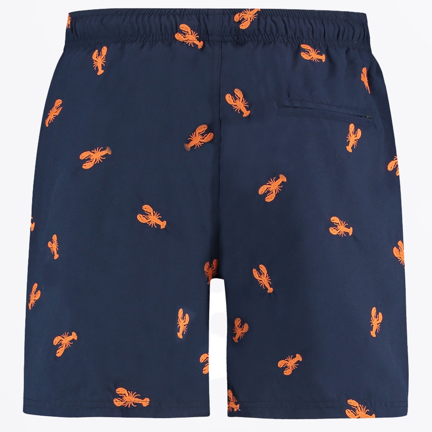 Lobster Embroidery Swimshort - Navy