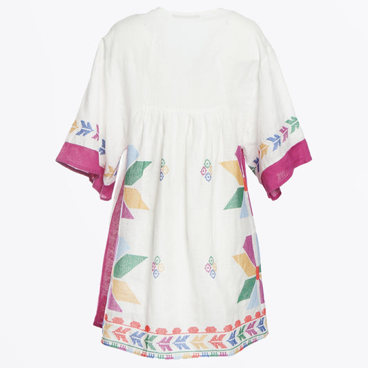 - Aeolis Colour Block Dress - Multi