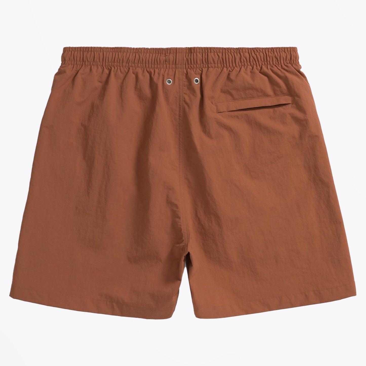 Hauge Nylon Swim Shorts - Red Ochre