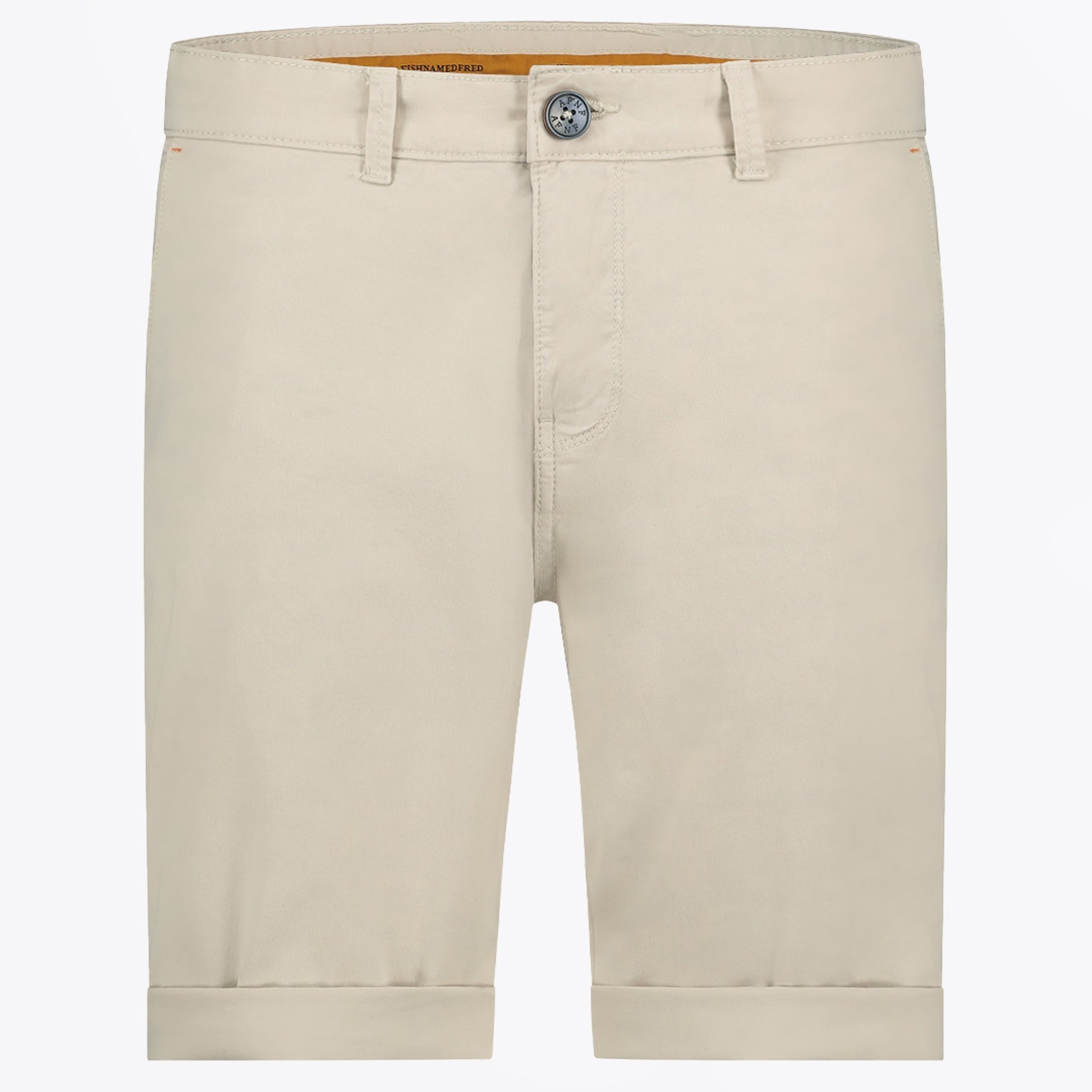 A Garment Dyed Bermuda - Sand