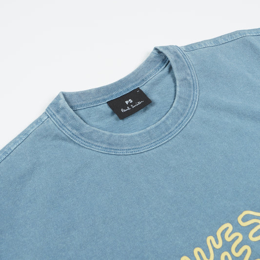 Hand Wave T-Shirt - Indigo