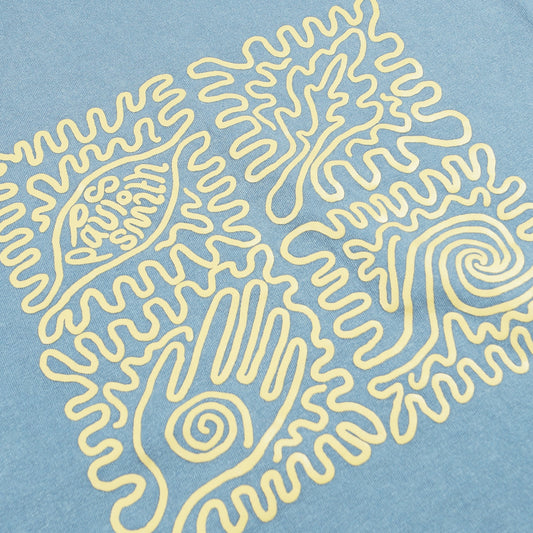 Hand Wave T-Shirt - Indigo