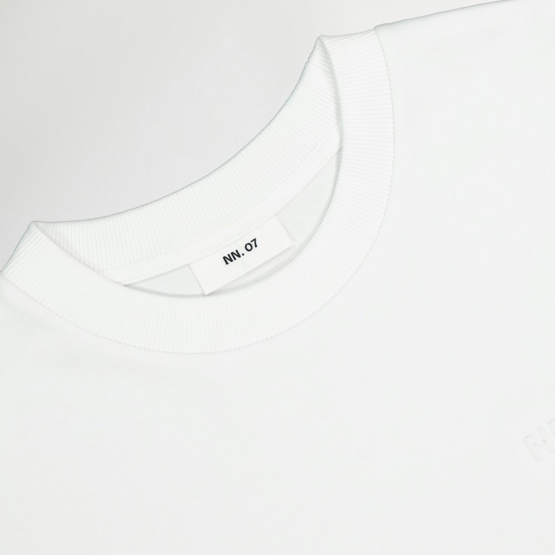 NN07 Nat Logo Tee - White