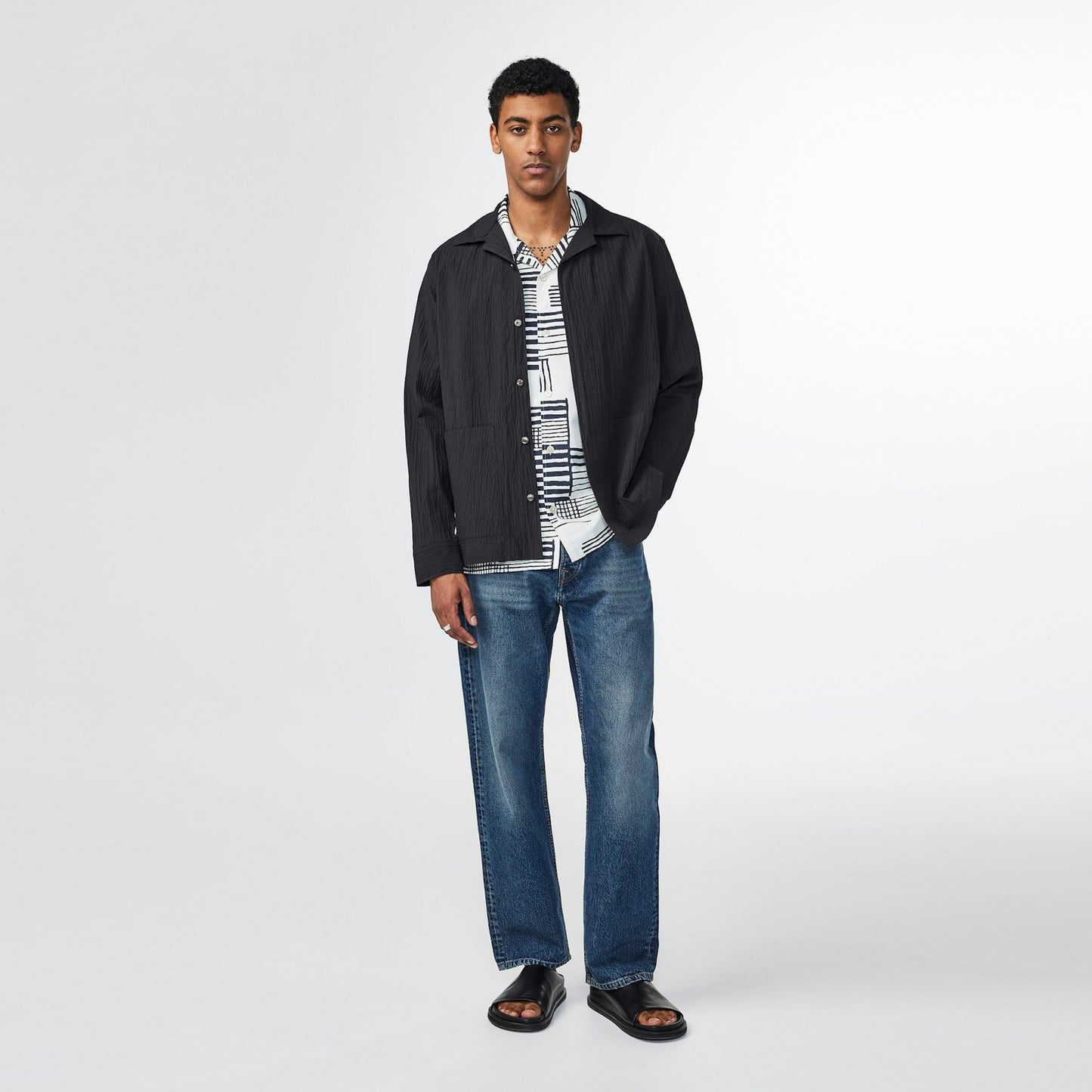 - Hank Overshirt  - Black