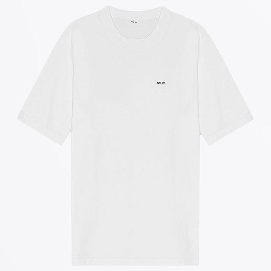 - Adam Logo Pima Tee - White