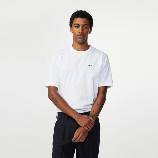 - Adam Logo Pima Tee - White