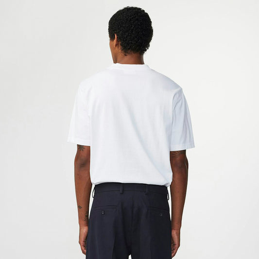 - Adam Logo Pima Tee - White