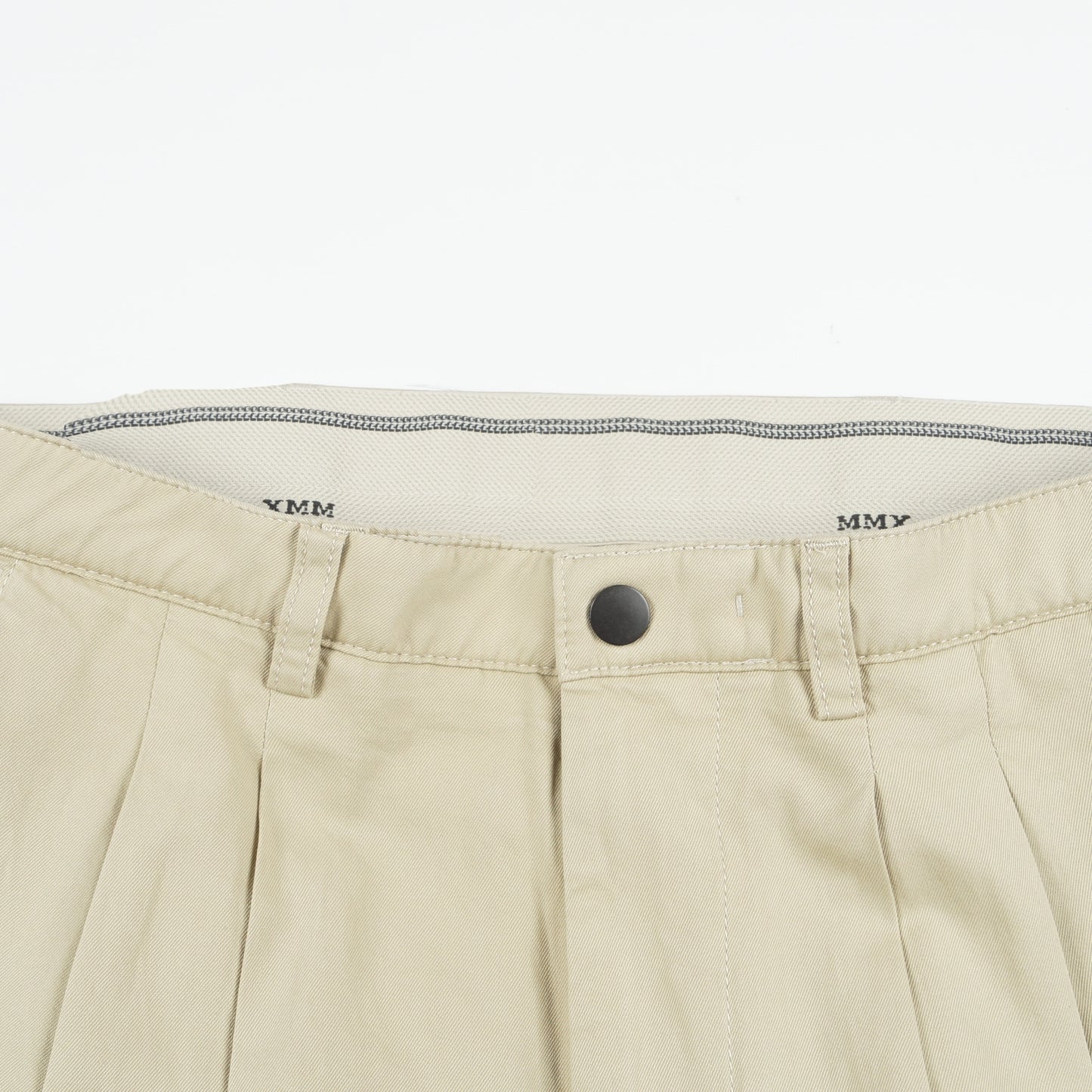 - Pardus Cropped Pleat Trousers - Sand