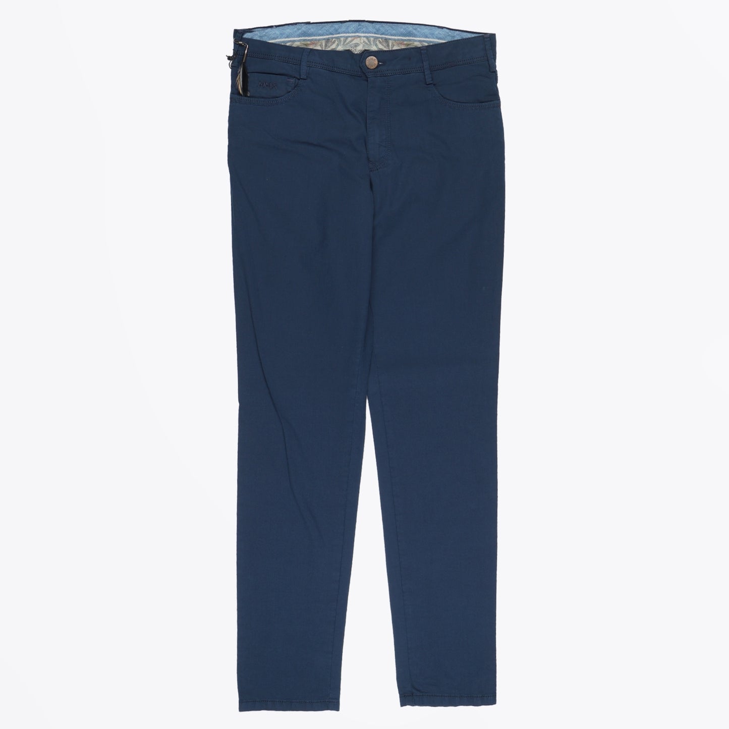 - Phoenix Light Satin Trousers - Navy