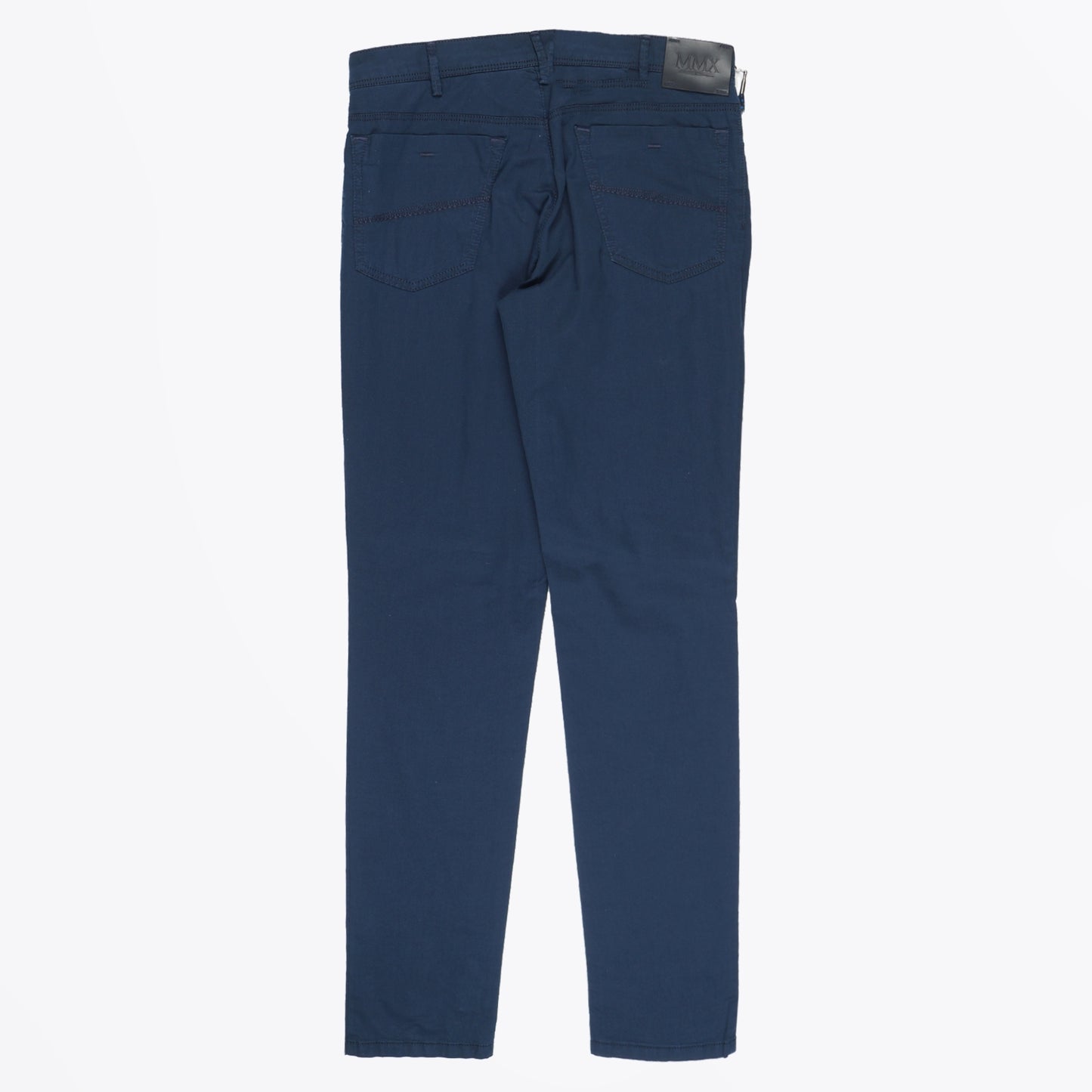 - Phoenix Light Satin Trousers - Navy