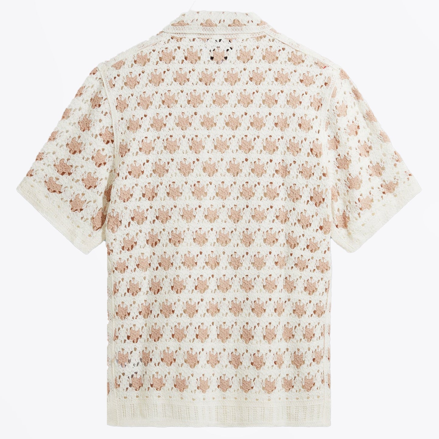 - Porto Splash Crochet Shirt - Ecru