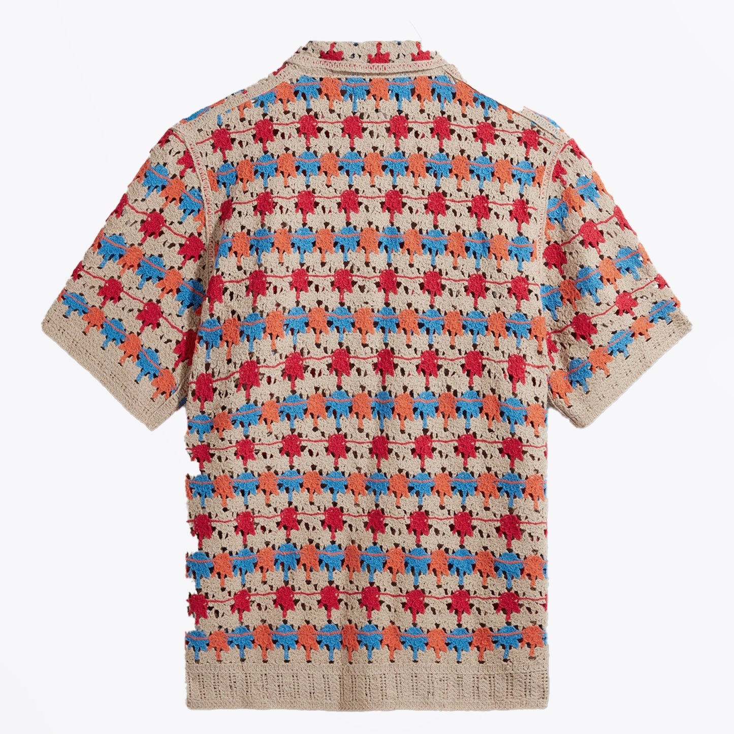- Porto Splash Crochet Shirt - Multi