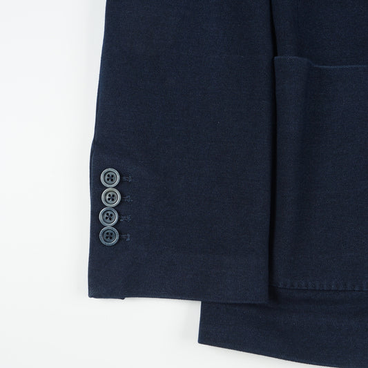 - Stretch Piquet Jacket - Indigo