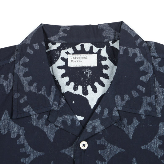 - Road Shirt Sun Print - Navy