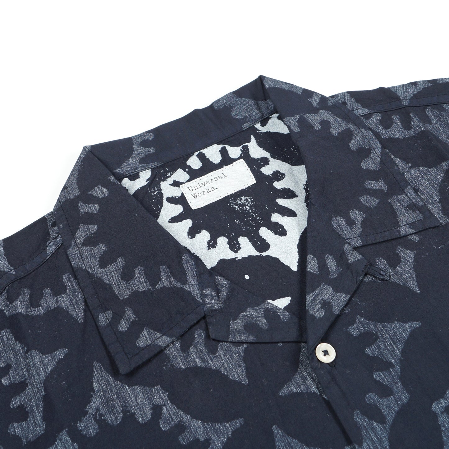 - Road Shirt Sun Print - Navy