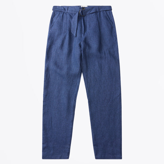 - Belted Dubrow Trousers - Navy