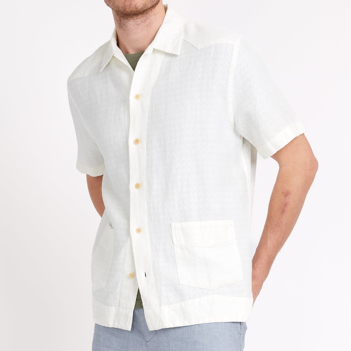 - Cuban SS Shirt - White