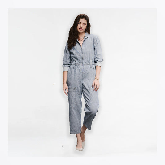- Amelia Jumpsuit - Indigo