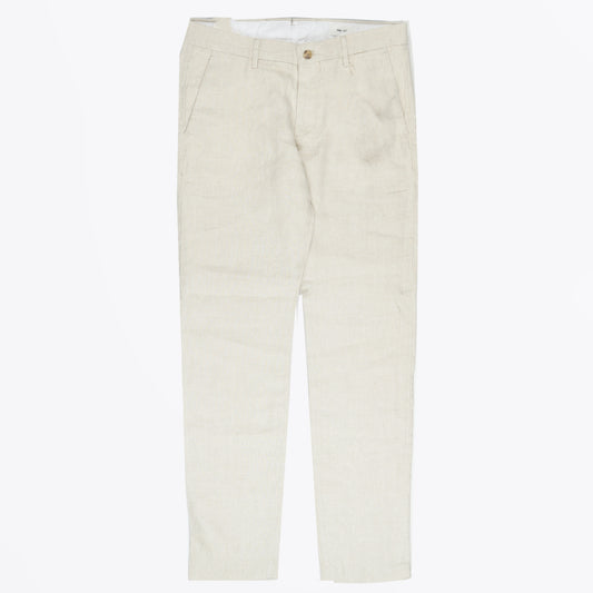 - Theo Linen Trouser - Oat