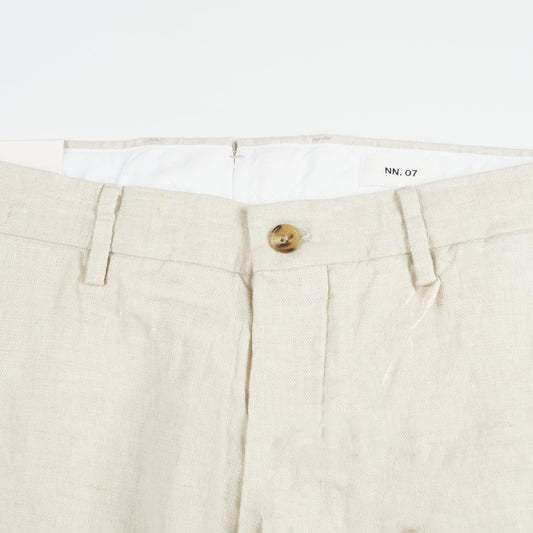 - Theo Linen Trouser - Oat