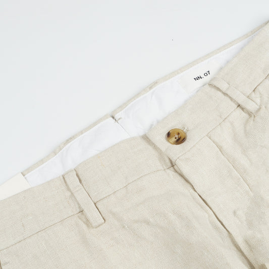 - Theo Linen Trouser - Oat