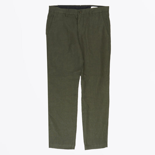 - Theo Linen Trouser - Green