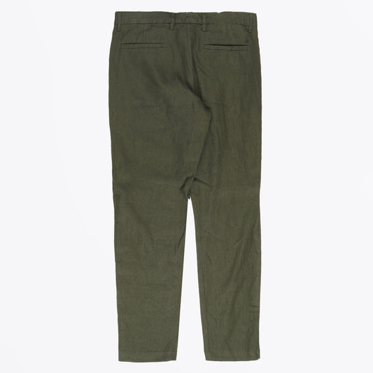- Theo Linen Trouser - Green