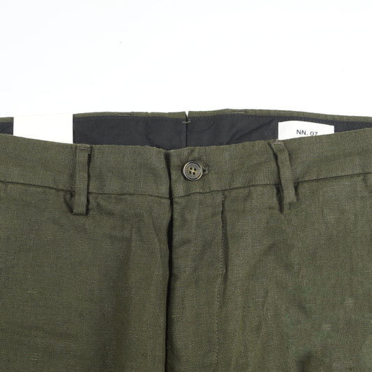 - Theo Linen Trouser - Green