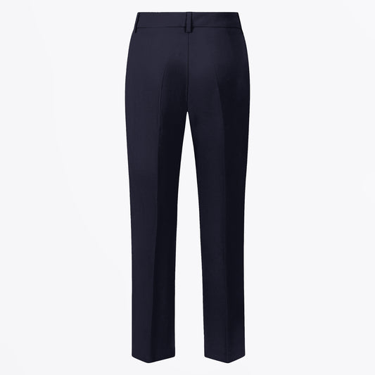 - Olessa Crop Leg Trouser - Navy Blue