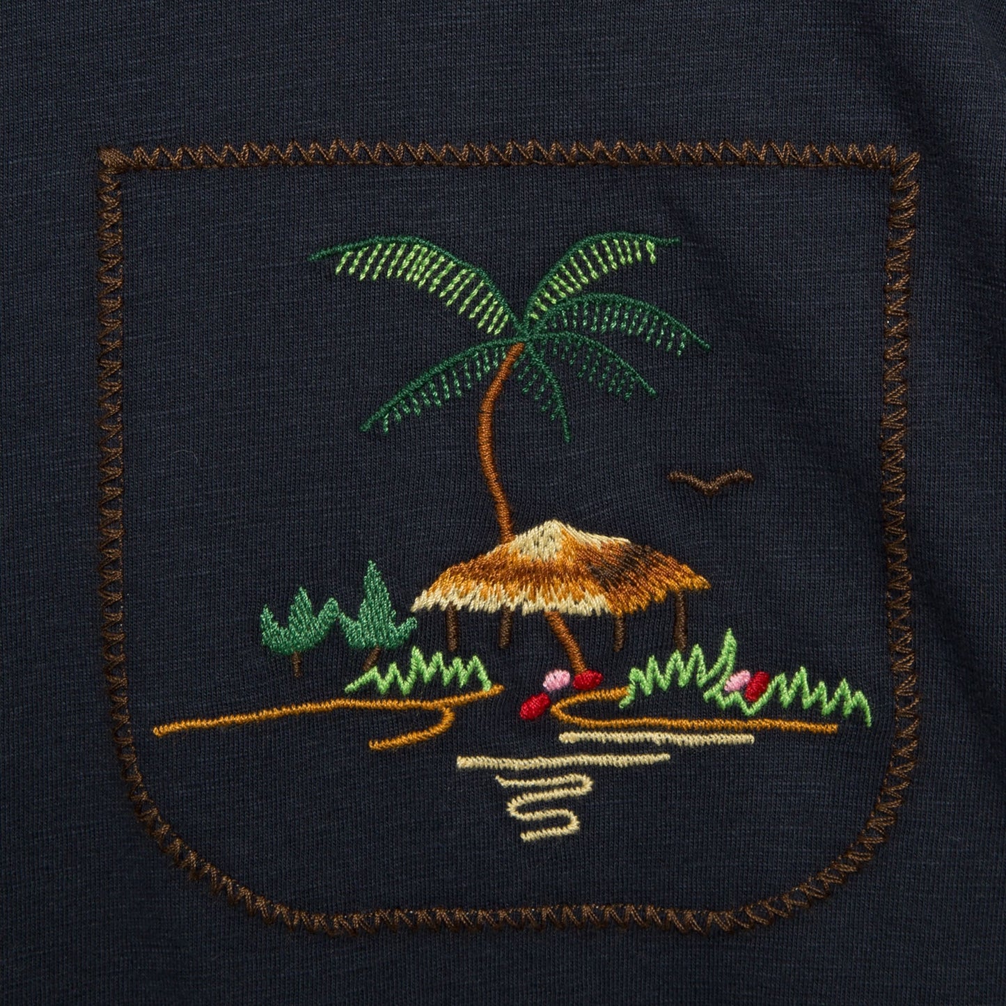 - Triple T-Shirt - Navy